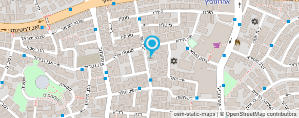 מפת הגעה אל קופלוביץ הרב אשר יעקב