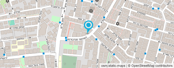 מפת הגעה אל רוזנבוים הרב אליעזר