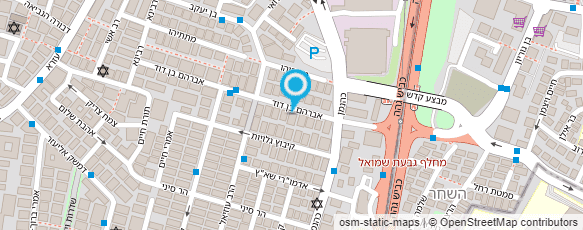 מפת הגעה אל רויטמן הרב חיים יחיאל