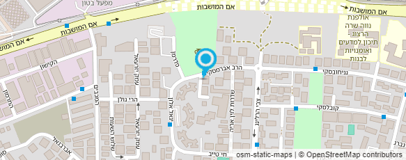 מפת הגעה אל שווארץ רב יהודה אריה