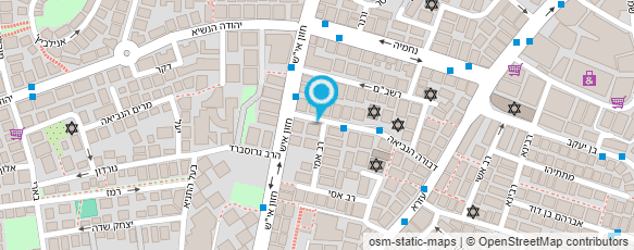 מפת הגעה אל שטיין הרב משה