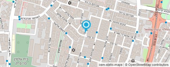 מפת הגעה אל שטרן הרב יעקב מאיר