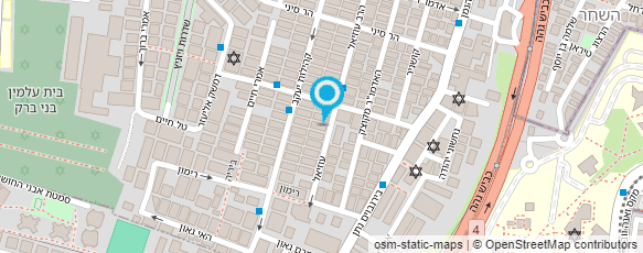 מפת הגעה אל רוזנבאום הרב אשר ישעיהו האדמו"ר מנדבורנא -חדרה