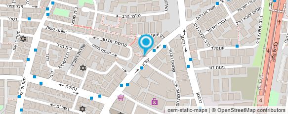 מפת הגעה אל בית ישראל-רוזין סדיגורה