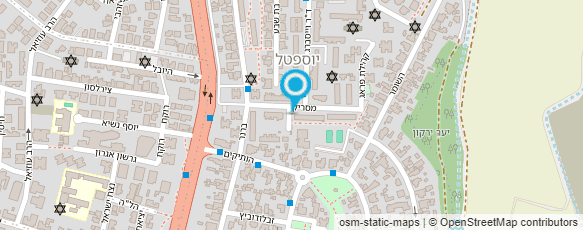 מפת הגעה אל מועדון יוספטל לעולים וותיקים