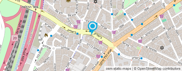 מפת הגעה אל עזרא יוסף