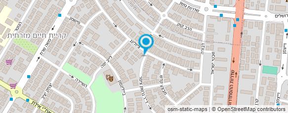 מפת הגעה אל ד"ר זריצקי אסף