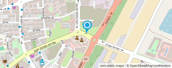 מפת הגעה אל מרכז המוסיקה הקונסרבטוריון העירוני