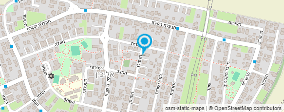 מפת הגעה אל ח.פ. מוצרי פירסום והדפסות