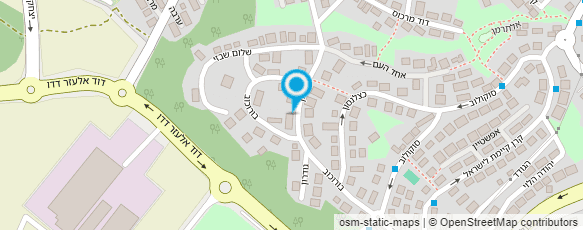 מפת הגעה אל דוד ציון מפת הגעה אל דוד ציון