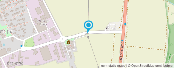 מפת הגעה אל עמותת התיירות כרמלים