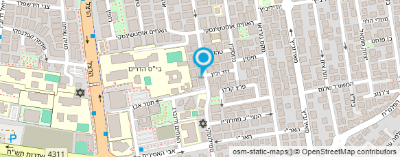 מפת הגעה אל ביה"ס למוסיקה ותזמורת הנוער העירונית