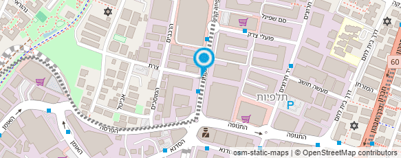 מפת הגעה אל רדיו ירושלים