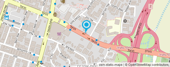 מפת הגעה אל שרותי רכב נתניה