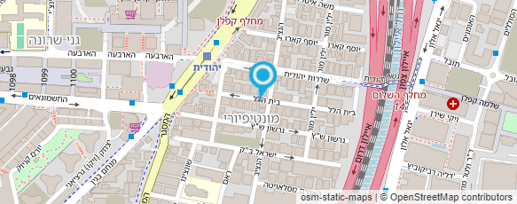 מפת הגעה אל ירין שחף – ביה"ס למקצועות היופי