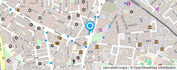 מפת הגעה אל מיטלמן בן ציון