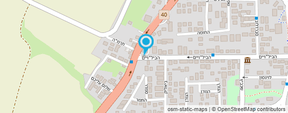 מפת הגעה אל מוניות גדרה סיטי