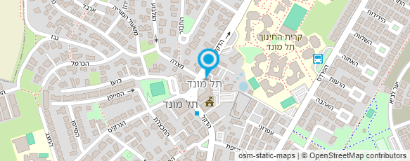 מפת הגעה אל מוניטין תל מונד ולב השרון