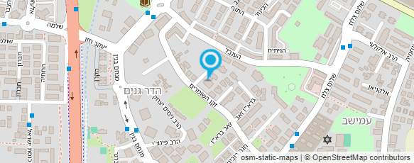 מפת הגעה אל "קול רנה" (חסידי)