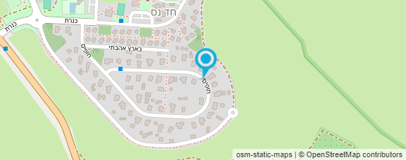 מפת הגעה אל אביב בחד נס בתי דפנה