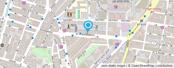 מפת הגעה אל עו"ד לונדנר שושנה