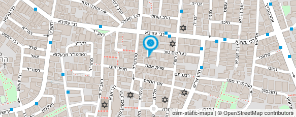 מפת הגעה אל אורגניסט חרדי בהופעת יחיד