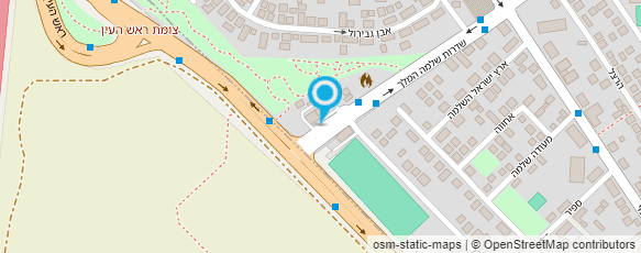 מפת הגעה אל רינה הלבשה - ציוד לביה"ס