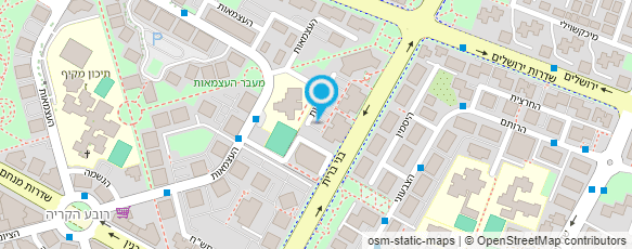 מפת הגעה אל נ.צ.ב עבודות עפר