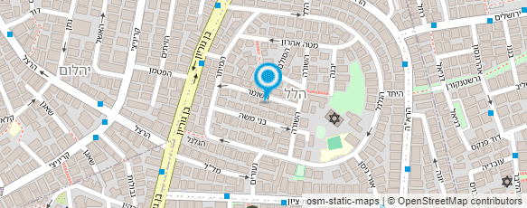 מפת הגעה אל מעון ילדים בית יוענה ז'בוטינסקי