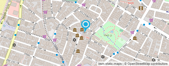 מפת הגעה אל יידישפיל-תיאטרון היידיש הישראלי