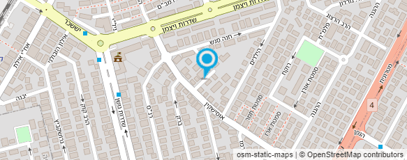 מפת הגעה אל "אמונה" מעון יום