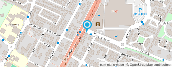 מפת הגעה אל רדיו קריון