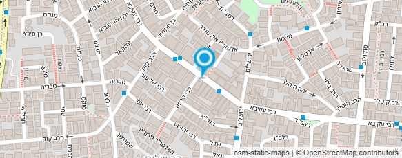 מפת הגעה אל בנק פועלי אגודת ישראל בע"מ