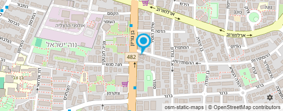 מפת הגעה אל המרכז לטיפול בזוג ובמשפחה