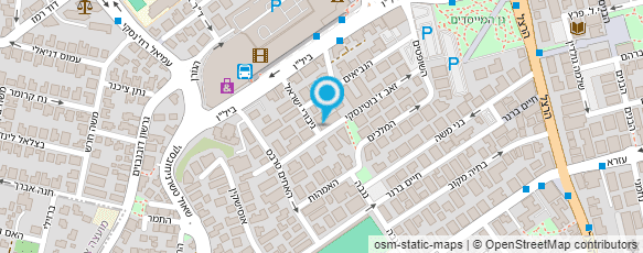 מפת הגעה אל המכללה העירונית רחובות