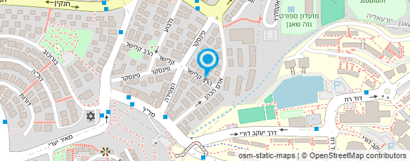 מפת הגעה אל ד"ר גולדברג הדסה