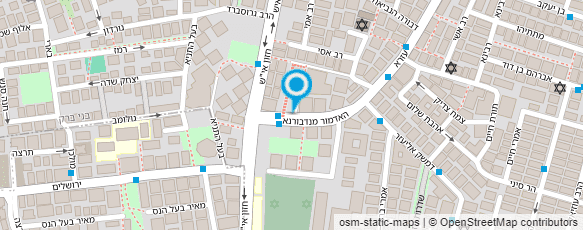 מפת הגעה אל ישיבה גדולה "מאמר מרדכי"