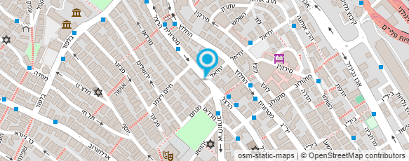 מפת הגעה אל בית יציקה גוטמן