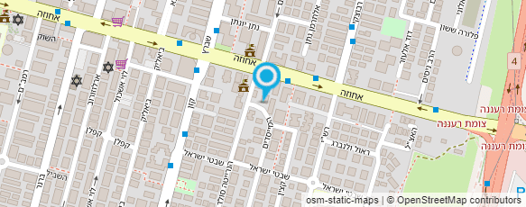 מפת הגעה אל משפחתונצ'יק