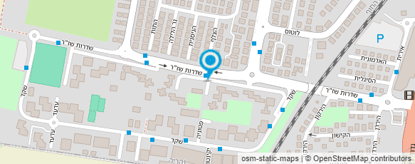 מפת הגעה אל דואר ישראל