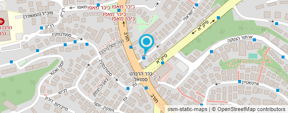 מפת הגעה אל ד"ר חצרוני בועז