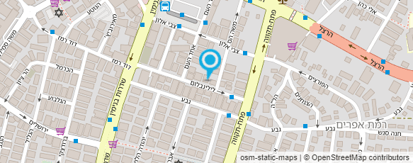 מפת הגעה אל מספרת מרים ואריקה