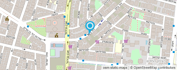 מפת הגעה אל סטודיו רנה לב ארי