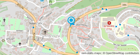 מפת הגעה אל עדינה - סטודיו לקרמיקה