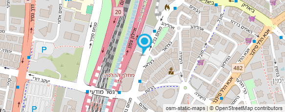 מפת הגעה אל בנק אוצר החייל בע"מ