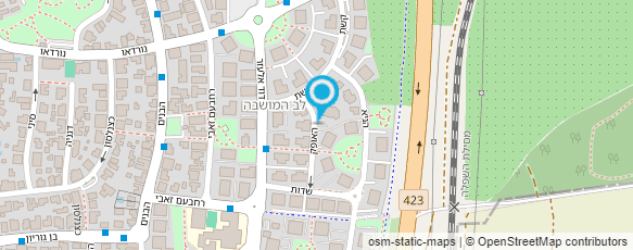 מפת הגעה אל גן דקל