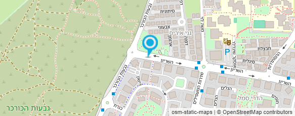 מפת הגעה אל חטיבת הביניים ע"ש בגין