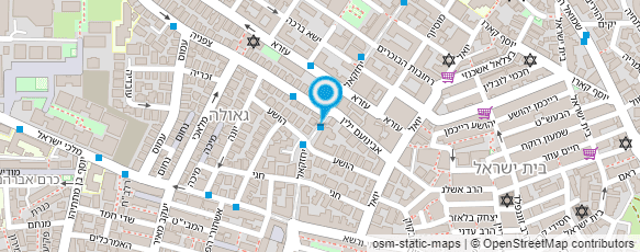 מפת הגעה אל בית הבטיחות הירושלמי