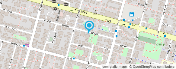 מפת הגעה אל מנור גרשון