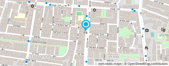 מפת הגעה אל לב ארי אילן - צופן תנכ"י